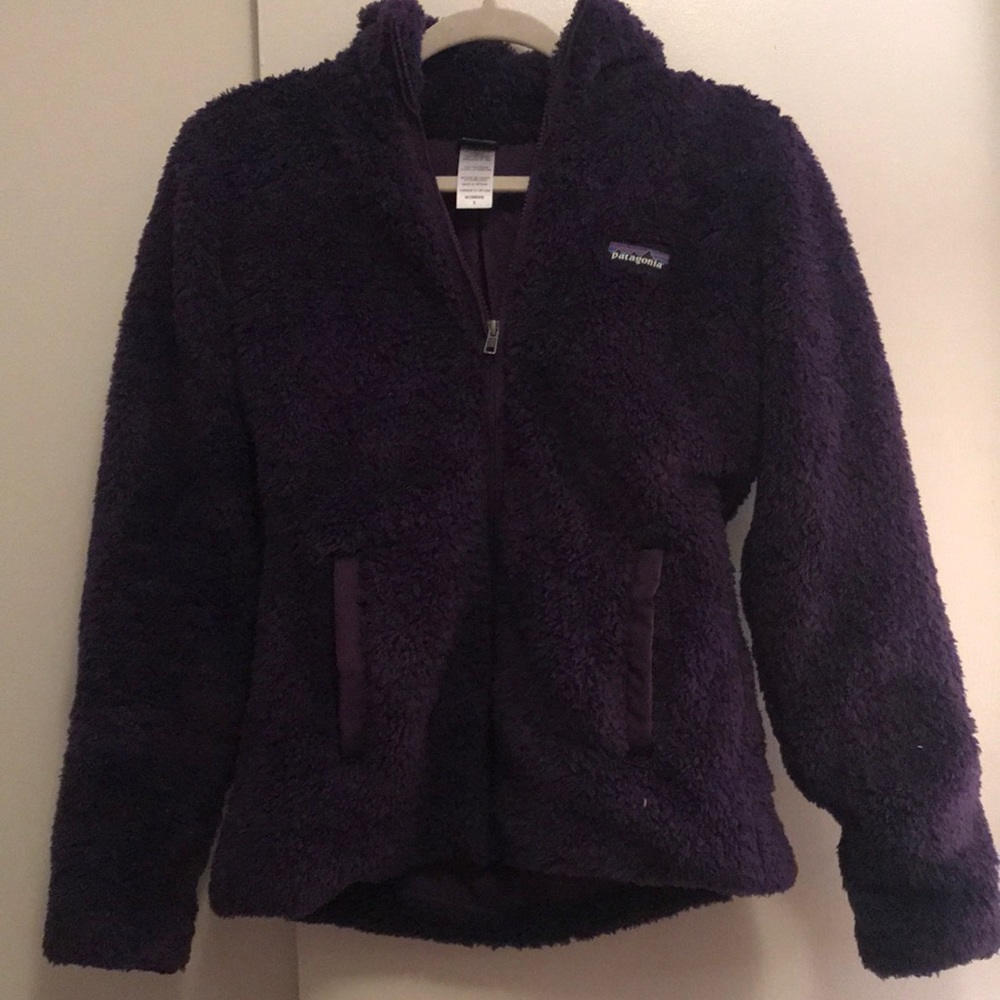 Purple Fuzzy Zip Up Patagonia